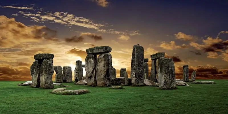 The ruins of Stonehenge