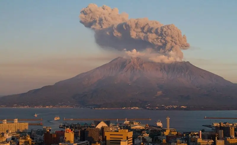 volcanoes in Japan