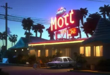 hotel and a motel